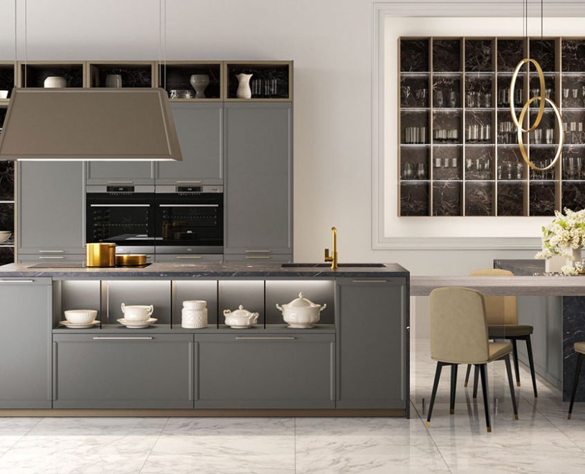 LUBE Store Sestu - Cucina classica contemporanea modello Flavour